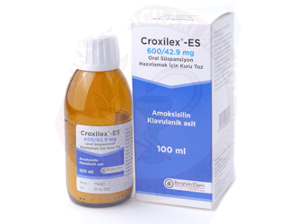 CROXILEX-ES 600/42,9 MG ORAL SUSPANSIYON HAZIRLAMAK ICIN KURU TOZ (100 ML)