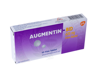 AUGMENTIN-BID 625 MG 10 FILM TABLET