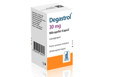 DEGASTROL 30 MG MIKROPELLET KAPSUL (28 KAPSUL) DEGASTROL 30 MG MIKROPELLET KAPSUL (28 KAPSUL) Kullanma Talimatı - Nasıl kullanılır - Ne için kullanılır - Kullanmadan önce dikkat edilmesi gerekenler - Yan Etkileri - Fiyatı - Saklanması