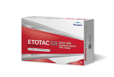 ETOTAC SR 600 MG UZATILMIS SALIMLI FILM KAPLI TABLET (10 UZATILMIS SALIMLI FILM KAPLI TABLET) ETOTAC SR 600 MG UZATILMIS SALIMLI FILM KAPLI TABLET (10 UZATILMIS SALIMLI FILM KAPLI TABLET) Kullanma Talimatı - Nasıl kullanılır - Ne için kullanılır - Kullanmadan önce dikkat edilmesi gerekenler - Yan Etkileri - Fiyatı - Saklanması