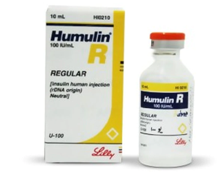 HUMULIN-R 100 IU/ML 10 ML 1 FLAKON