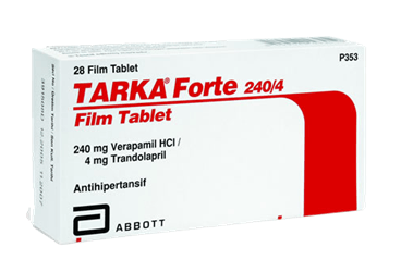 TARKA FORTE 240/4 MG 28 FILM TABLET Kullanma Talimatı - Nasıl kullanılır - Ne için kullanılır - Kullanmadan önce dikkat edilmesi gerekenler - Yan Etkileri - Fiyatı - Saklanması