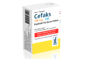 CEFAKS 750 MG IM ENJEKSIYONLUK TOZ (1 FLAKON) Kullanma Talimatı - Nasıl kullanılır - Ne için kullanılır - Kullanmadan önce dikkat edilmesi gerekenler - Yan Etkileri - Fiyatı - Saklanması