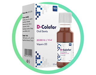 D-COLEFOR 50.000 I.U./15 ML ORAL DAMLA, COZELTI (15 ML)