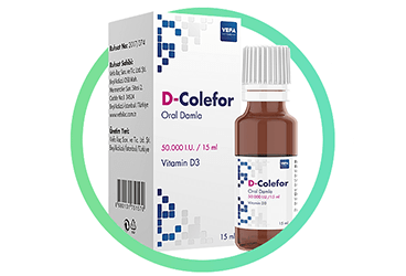 D-COLEFOR 50.000 I.U./15 ML ORAL DAMLA, COZELTI (15 ML) D-COLEFOR 50.000 I.U./15 ML ORAL DAMLA, COZELTI (15 ML) Kullanma Talimatı - Nasıl kullanılır - Ne için kullanılır - Kullanmadan önce dikkat edilmesi gerekenler - Yan Etkileri - Fiyatı - Saklanması