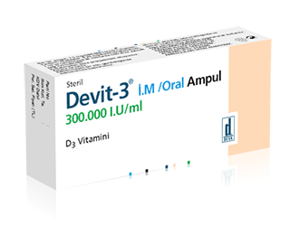 DEVIT-3 300.000 I.U./ML I.M./ORAL COZELTI ICEREN AMPUL (1 AMPUL)