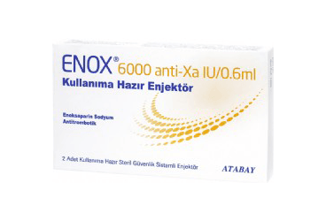 ENOX 6000 ANTI-XA IU/0,6 ML 2 KULLANIMA HAZIR ENJEKTOR ENOX 6000 ANTI-XA IU/0,6 ML 2 KULLANIMA HAZIR ENJEKTOR Kullanma Talimatı - Nasıl kullanılır - Ne için kullanılır - Kullanmadan önce dikkat edilmesi gerekenler - Yan Etkileri - Fiyatı - Saklanması