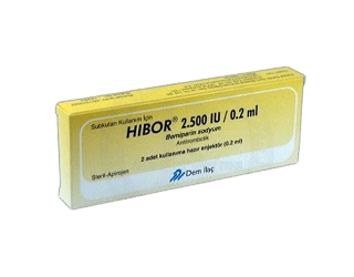 HIBOR 2500 IU/0,2 ML KULLANIMA HAZIR 10 ENJEKTOR