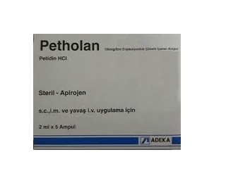 PETHOLAN 100 MG/2 ML ENJEKSIYONLUK COZELTI (5 AMPUL)