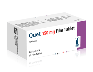 QUET 150 MG 60 FILM TABLET