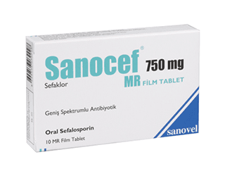 SANOCEF 750 MG 10 MR FILM TABLET