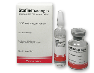 STAFINE 500 MG IV INFUZYON ICIN TOZ VE COZUCU ICEREN FLAKON