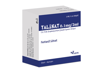 TALINAT 0,1 MG/2 ML 10 AMPUL TALINAT 0,1 MG/2 ML 10 AMPUL Kullanma Talimatı - Nasıl kullanılır - Ne için kullanılır - Kullanmadan önce dikkat edilmesi gerekenler - Yan Etkileri - Fiyatı - Saklanması