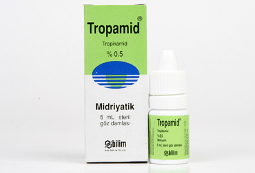 TROPAMID %0,5 GOZ DAMLASI, COZELTI (5 ML) TROPAMID %0,5 GOZ DAMLASI, COZELTI (5 ML) Kullanma Talimatı - Nasıl kullanılır - Ne için kullanılır - Kullanmadan önce dikkat edilmesi gerekenler - Yan Etkileri - Fiyatı - Saklanması