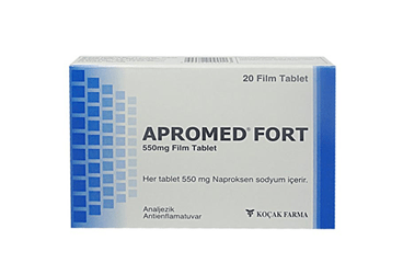 APROMED FORT 550 MG 10 FILM TABLET APROMED FORT 550 MG 10 FILM TABLET Kullanma Talimatı - Nasıl kullanılır - Ne için kullanılır - Kullanmadan önce dikkat edilmesi gerekenler - Yan Etkileri - Fiyatı - Saklanması