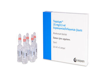 TRACRIUM 50 MG/5 ML ENJEKSIYONLUK/INFUZYONLUK COZELTI TRACRIUM 50 MG/5 ML ENJEKSIYONLUK/INFUZYONLUK COZELTI Kullanma Talimatı - Nasıl kullanılır - Ne için kullanılır - Kullanmadan önce dikkat edilmesi gerekenler - Yan Etkileri - Fiyatı - Saklanması