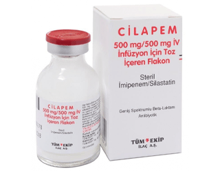 CILAPEM 500/500 MG IV INF. ICIN TOZ ICEREN FLAKON