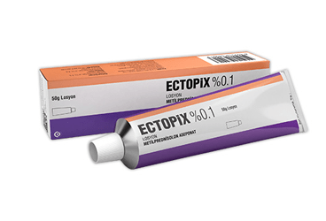 ECTOPIX M %0,1 LOSYON Kullanma Talimatı - Nasıl kullanılır - Ne için kullanılır - Kullanmadan önce dikkat edilmesi gerekenler - Yan Etkileri - Fiyatı - Saklanması