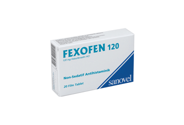 FEXOFEN 120 MG 20 TABLET Kullanma Talimatı - Nasıl kullanılır - Ne için kullanılır - Kullanmadan önce dikkat edilmesi gerekenler - Yan Etkileri - Fiyatı - Saklanması