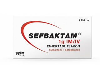 SEFBAKTAM 1 GR ENJEKTABL FLAKON