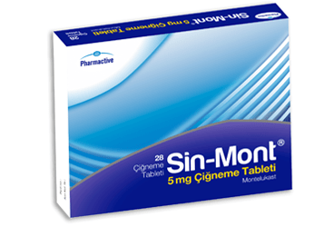 SINMONT 5 MG 28 CIGNEME TABLETI SINMONT 5 MG 28 CIGNEME TABLETI Kullanma Talimatı - Nasıl kullanılır - Ne için kullanılır - Kullanmadan önce dikkat edilmesi gerekenler - Yan Etkileri - Fiyatı - Saklanması