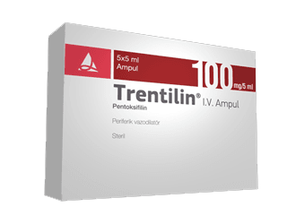 TRENTILIN 100 MG/5 ML IV ENJEKSIYONLUK COZELTI ICEREN AMPUL (5 AMPUL)