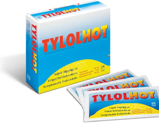 TYLOL HOT 500 MG + 60 MG + 4 MG / 20 G TEK KULLANIMLIK ORAL COZELTI HAZIRLAMAK ICIN TOZ 24 POSET