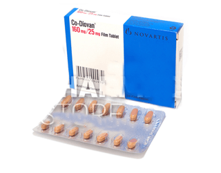 CO-DIOVAN 160/25 MG 28 FILM TABLET