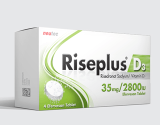 RISEPLUS D3 35 MG/2800 IU 4 EFERVESAN TABLET