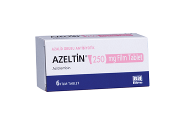 AZELTIN 250 MG 6 FILM TABLET Kullanma Talimatı - Nasıl kullanılır - Ne için kullanılır - Kullanmadan önce dikkat edilmesi gerekenler - Yan Etkileri - Fiyatı - Saklanması