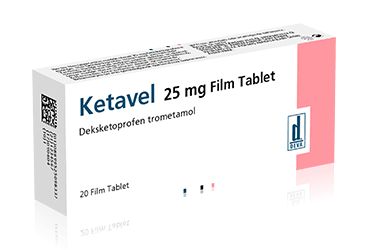 KETAVEL 25 MG FILM TABLET (20 TABLET) KETAVEL 25 MG FILM TABLET (20 TABLET) Kullanma Talimatı - Nasıl kullanılır - Ne için kullanılır - Kullanmadan önce dikkat edilmesi gerekenler - Yan Etkileri - Fiyatı - Saklanması