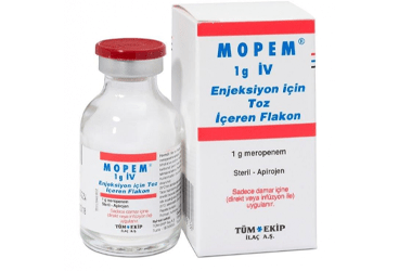 MOPEM 1 GR IV ENJEKTABL TOZ ICEREN 1 FLAKON Kullanma Talimatı - Nasıl kullanılır - Ne için kullanılır - Kullanmadan önce dikkat edilmesi gerekenler - Yan Etkileri - Fiyatı - Saklanması