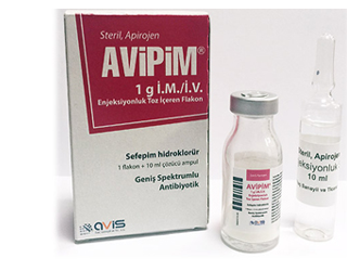 AVIPIM 1 GR IM/IV ENJEKTABL TOZ ICEREN 1 FLAKON