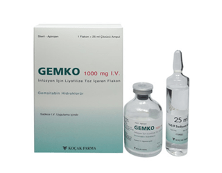 GEMKO 1000 MG IV INF. ICIN LIYOFILIZE TOZ ICEREN FLAKON