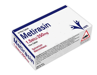 METIRASIN 1.5 MIU/250 MG FILM TABLET (14 TABLET)