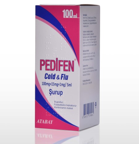 PEDIFEN COLD & FLU 100 ML SURUP Kullanma Talimatı - Nasıl kullanılır - Ne için kullanılır - Kullanmadan önce dikkat edilmesi gerekenler - Yan Etkileri - Fiyatı - Saklanması