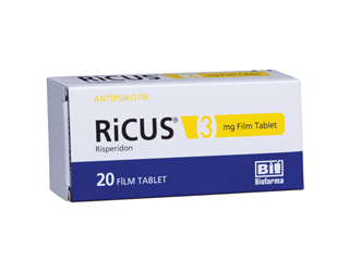 RICUS 3 MG 20 FILM TABLET