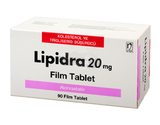 LIPIDRA 20 MG 90 FILM TABLET
