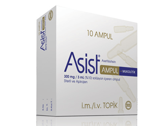 ASIST 300 MG/3 ML COZELTI ICERENAMPUL (5 AMPUL)