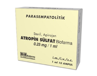 ATROPIN SULFAT BIOFARMA 0,25 MG/1 ML 10 AMPUL