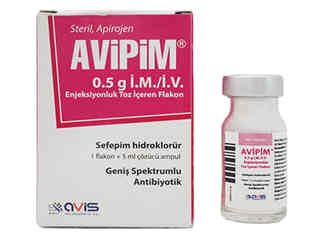AVIPIM 0,5 GR IM/IV ENJEKTABL TOZ ICEREN 1 FLAKON