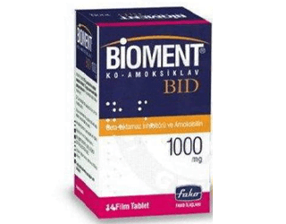 BIOMENT-BID 1000 MG 14 FILM TABLET