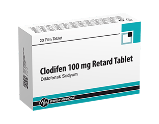 CLODIFEN 100 MG UZATILMIS SALIMLI TABLET (10 TABLET)