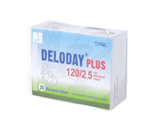 DELODAY PLUS 120 MG /2,5 MG EFERVESAN TABLET