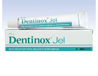 DENTINOX 3.4 MG/G + 3.2 MG/G + 150 MG/G JEL
