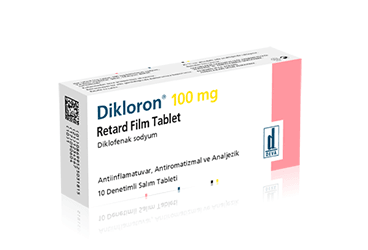 DIKLORON 100 MG 10 RETARD FILM TABLET Kullanma Talimatı - Nasıl kullanılır - Ne için kullanılır - Kullanmadan önce dikkat edilmesi gerekenler - Yan Etkileri - Fiyatı - Saklanması