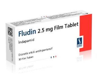 FLUDIN 2,5 MG 30 FILM TABLET