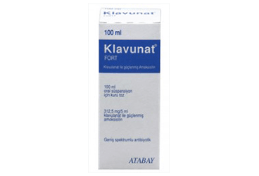 KLAVUNAT FORT 100 ML SUSPANSIYON KLAVUNAT FORT 100 ML SUSPANSIYON Kullanma Talimatı - Nasıl kullanılır - Ne için kullanılır - Kullanmadan önce dikkat edilmesi gerekenler - Yan Etkileri - Fiyatı - Saklanması