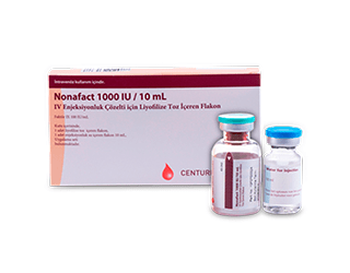 NONAFACT 1000 IU/10 ML IV ENJ. COZ. ICIN LIY.TOZ ICEREN FLAKON