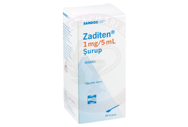 ZADITEN 1 MG/ 5 ML 100 ML SURUP ZADITEN 1 MG/ 5 ML 100 ML SURUP Kullanma Talimatı - Nasıl kullanılır - Ne için kullanılır - Kullanmadan önce dikkat edilmesi gerekenler - Yan Etkileri - Fiyatı - Saklanması